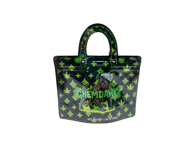50 Pack 3.5G Handbag-Style Mylar Bags – Chem Design