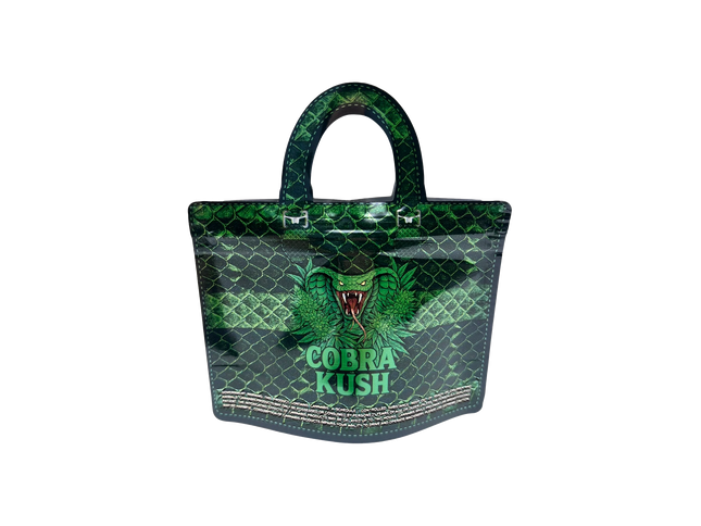 50 Pack 3.5G Handbag-Style Mylar Bags – Cobra Design