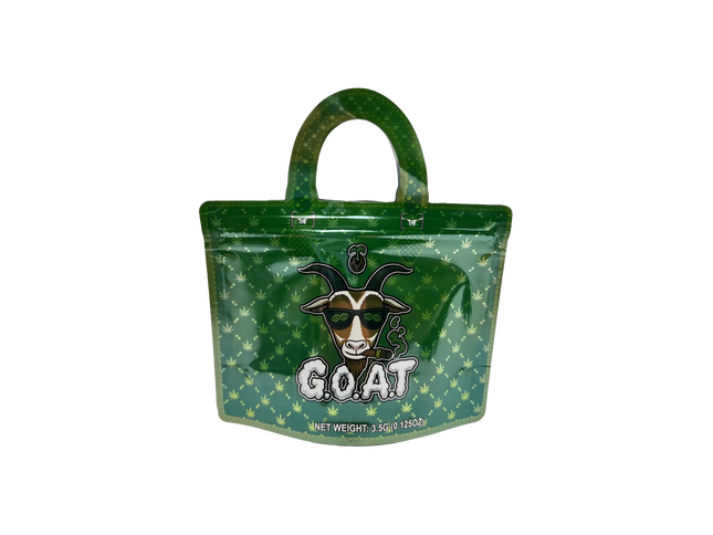 50 Pack 3.5G Handbag-Style Mylar Bags – G.O.A.T. Design