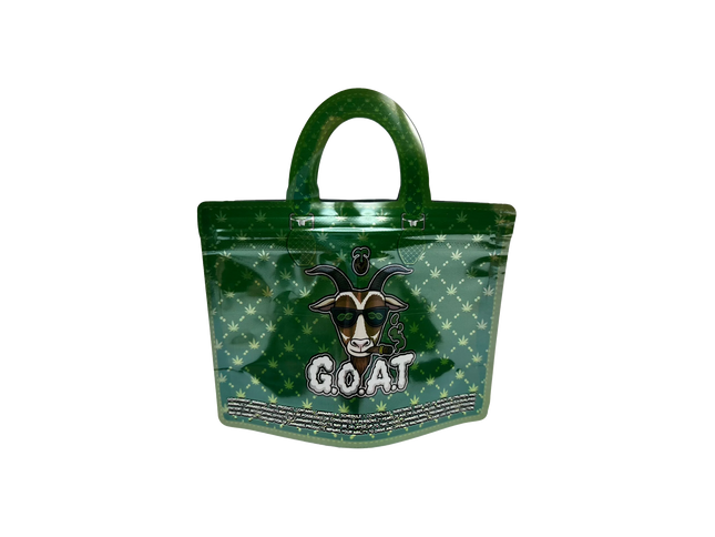50 Pack 3.5G Handbag-Style Mylar Bags – G.O.A.T. Design