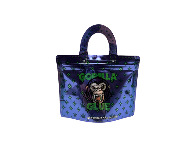 50 Pack 3.5G Handbag-Style Mylar Bags – Gorilla Design
