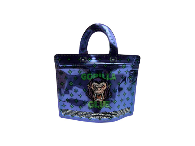 50 Pack 3.5G Handbag-Style Mylar Bags – Gorilla Design