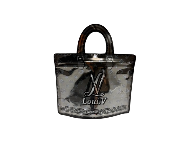 50 Pack 3.5G Handbag-Style Mylar Bags – Luxe Monogram Classic Design