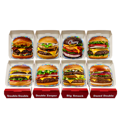 12 Pack - Hamburger-Themed Gift Box Set - ZaDonald’z Cheeseburger