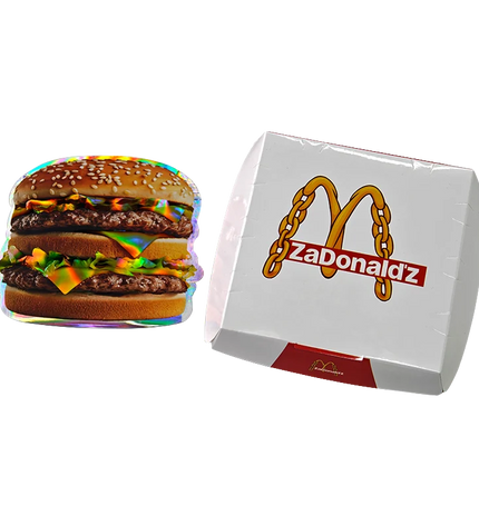 12-Pack Hamburger-Themed Gift Box Set – Classic Burger Design