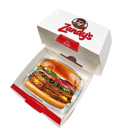 12 Pack - Hamburger-Themed Gift Box Set - Zandy's Burger