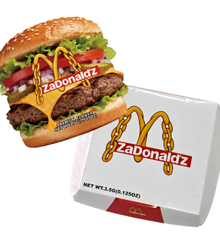 12 Pack - Hamburger-Themed Gift Box Set - ZaDonald’z Double Burger