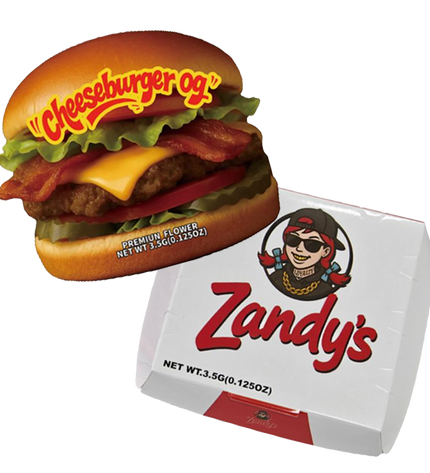 12 Pack - Hamburger-Themed Gift Box Set - Zandy's Cheeseburger Og