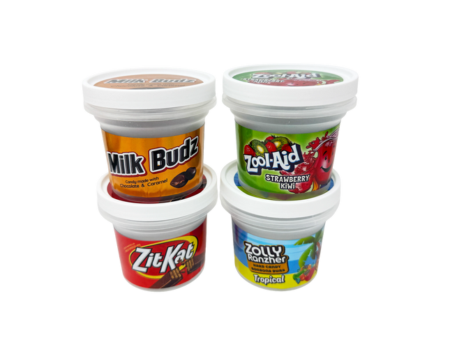 12 Pack Ice Cream Pint Style Storage Jars – Style 002
