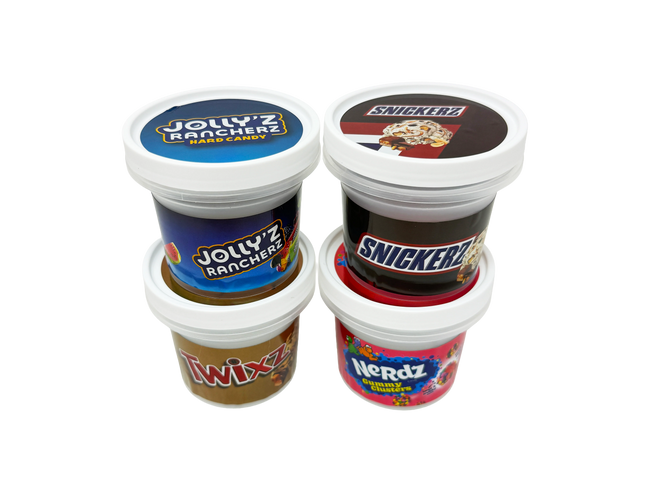 12 Pack Ice Cream Pint Style Storage Jars – Style 005