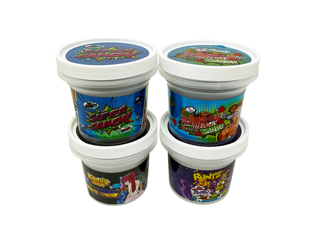 12 Pack Ice Cream Pint Style Storage Jars – Style 006