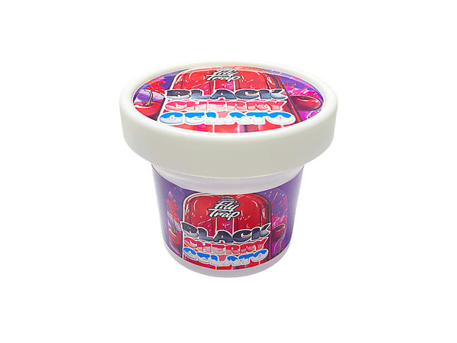 12 Pack Pint-Style Plastic Storage Containers with Lids – Black Cherry