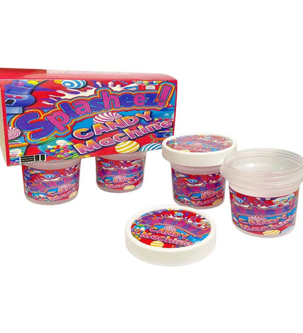 12-Pack Ice Cream Pint Style Containers with Lids & Display Boxes – Colorful Swirl Design