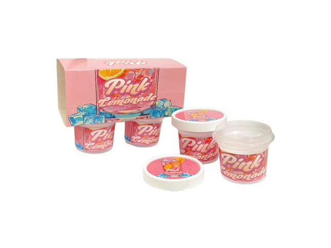 Shop Pink Lemonade Ice Cream Pint Style Containers - 12 Pack | Mylar Kings