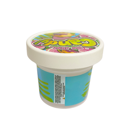 12-Pack Ice Cream Pint Style Containers with Lids & Display Boxes – Pink Lemon Design