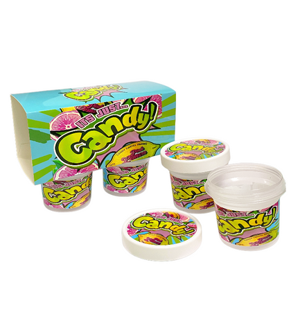 12-Pack Ice Cream Pint Style Containers with Lids & Display Boxes – Pink Lemon Design