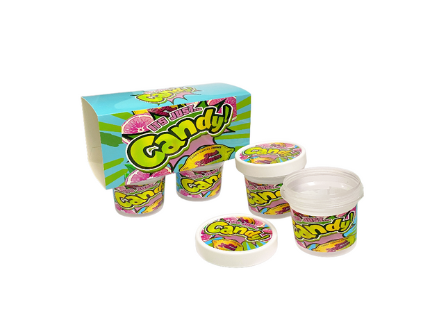 12-Pack Ice Cream Pint Style Containers with Lids & Display Boxes – Pink Lemon Design