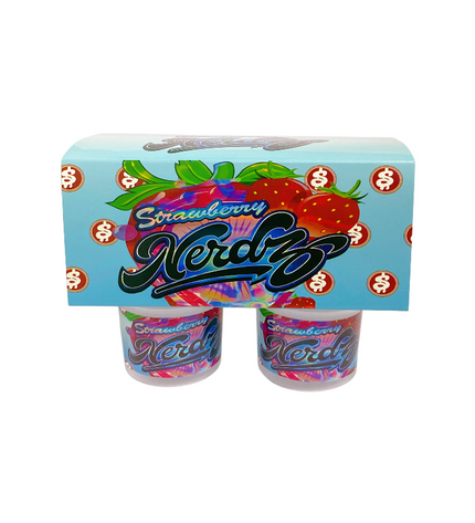 12-Pack Ice Cream Pint Style Containers with Lids & Display Boxes – Strawberry Candy Design