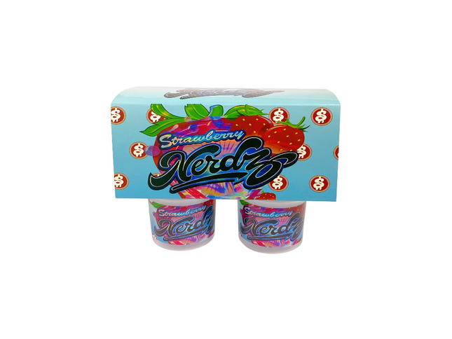 12-Pack Ice Cream Pint Style Containers with Lids & Display Boxes – Strawberry Candy Design