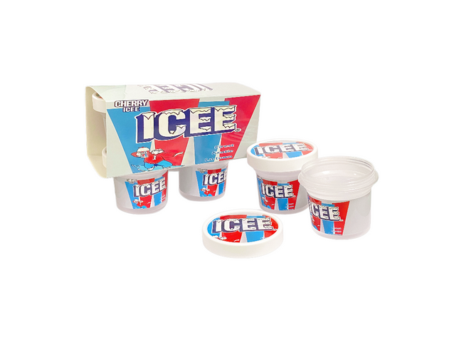 Icee Ice Cream Pint Style Containers - 12 Pack - Mylar Kings