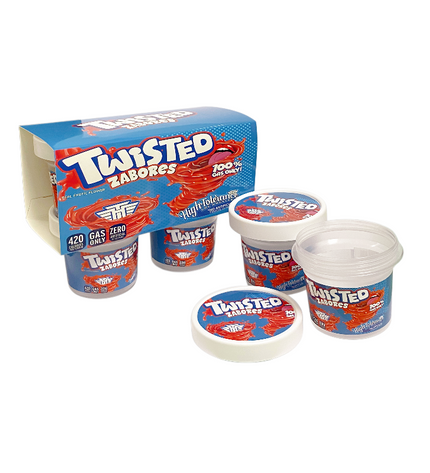 12-Pack Ice Cream Pint Style Containers with Lids & Display Boxes – Colorful Swirl Design