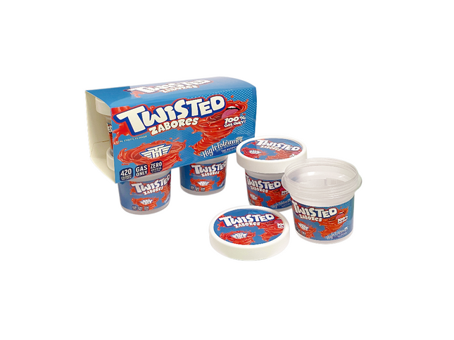 12-Pack Ice Cream Pint Style Containers with Lids & Display Boxes – Colorful Swirl Design