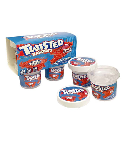 12-Pack Ice Cream Pint Style Containers with Lids & Display Boxes – Colorful Swirl Design