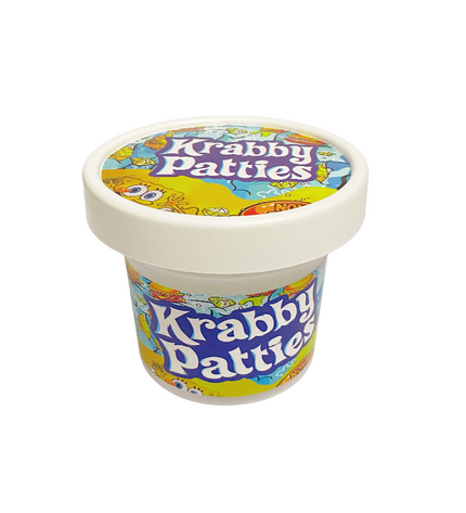12-Pack Ice Cream Pint Style Containers with Lids & Display Boxes – Wild Berry Design