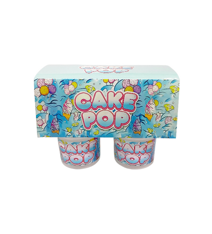 12-Pack Ice Cream Pint Style Containers with Lids & Display Boxes – Cake Pop Design