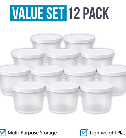 12-Pack Ice Cream Pint Style Containers with Lids & Display Boxes – Wild Berry Design