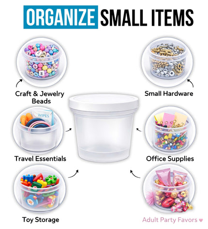 12-Pack Ice Cream Pint Style Containers with Lids & Display Boxes – Wild Berry Design
