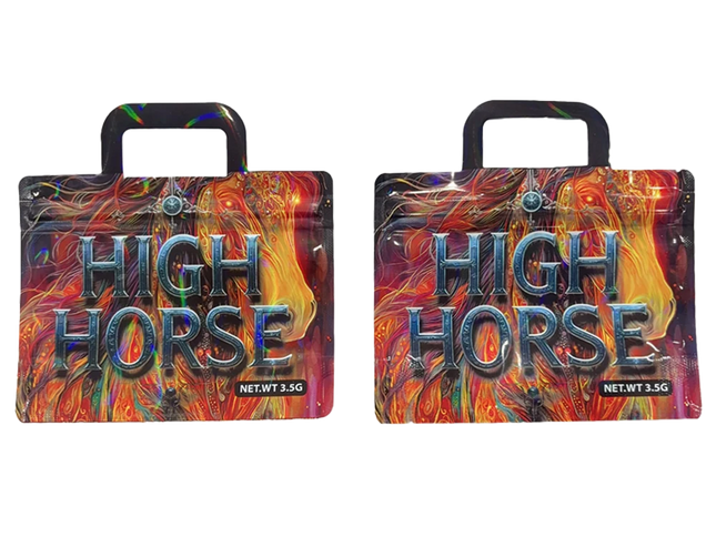 50 Pack 3.5G Shaped Mylar Storage Bags – High Horse Design