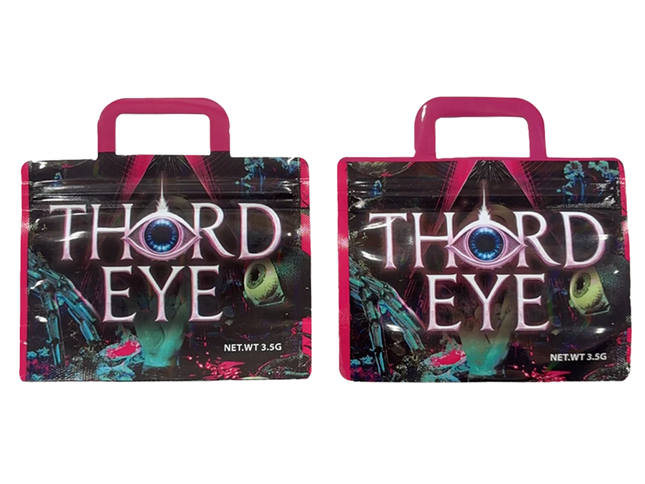 50 Pack 3.5G Shaped Mylar Storage Bags – Third Eye Design