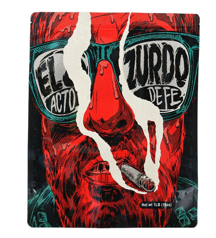 Mylar bag 1LB, herb Mylar Bags, Where to buy mylar bags, Custom mylar bags near me, Mylar Bags Wholesale. Packaging of El Zorro cigarillos with a red and black design.
