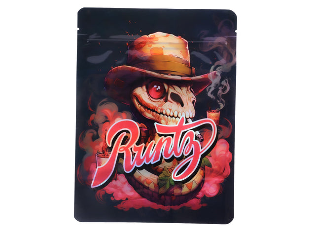 Large mylar bags, herb Mylar Bags, Mylar Bags 28 grams, Where to buy mylar bags, Custom mylar bags near me.   Unique Runtz Lizard Mylar Bag 