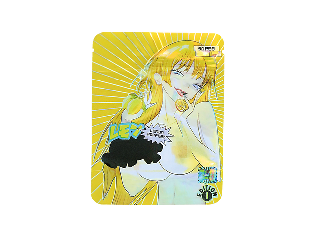 50 Count 3.5G Decorative Mylar Bags – Lemon Popperz