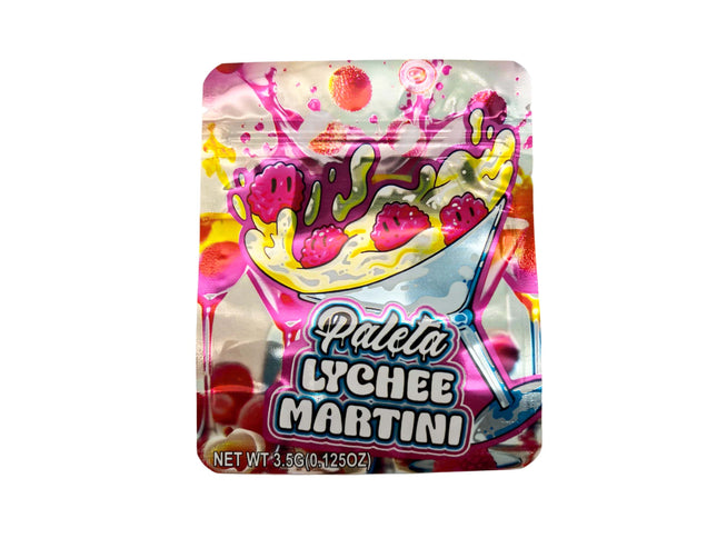 Shop Paleta Lychee Martini 3.5g Exotic Mylar Bags - 50 Pack | Mylar Kings