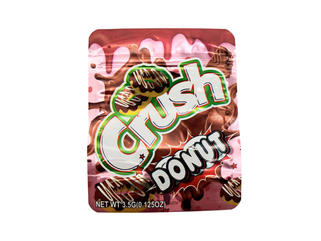 Crush Donut 3.5g Exotic Mylar Bags - 50 Pack by Mylar Kings