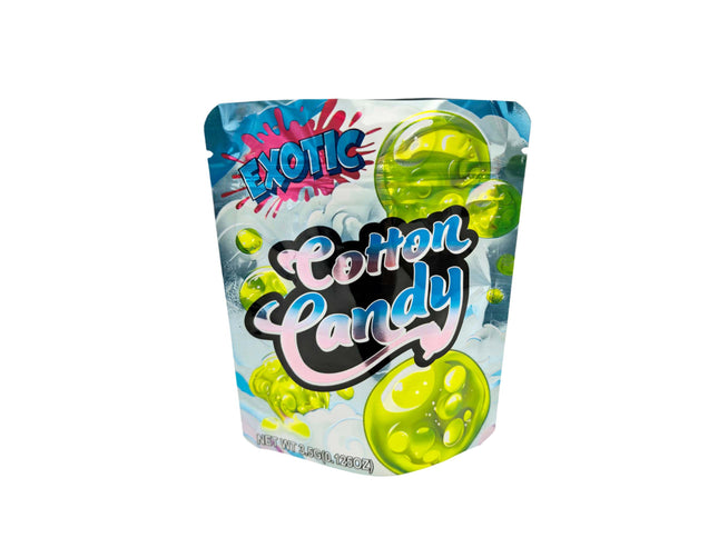Shop 50 Pack 3.5g Exotic Cotton Candy Mylar Bags | Mylar Kings