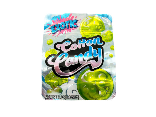 Shop 50 Pack 3.5g Exotic Cotton Candy Mylar Bags | Mylar Kings