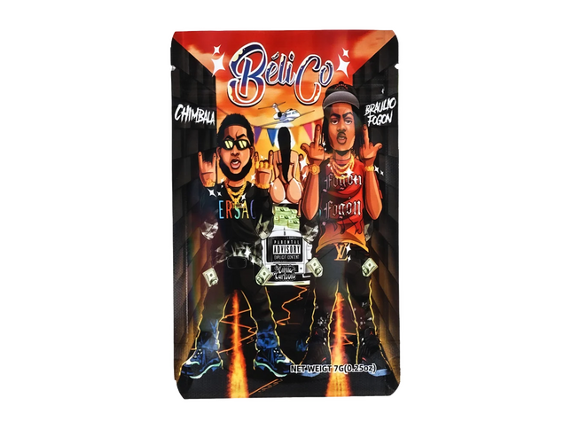 50 Pack 7g Unique Mylar Bags – Character Graphic