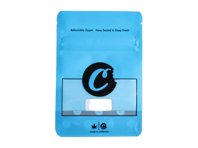 50 Pack 7g Mylar Bags – Cookie Graphic