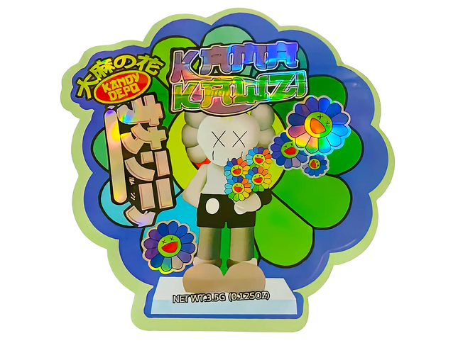 3.5g Shaped Mylar Storage Bag - Kama Kawzi Depo (50 Count)