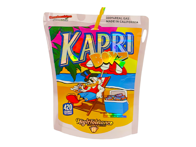 50 Pack 3.5G Shaped Mylar Bags – Kapri Boyz Design