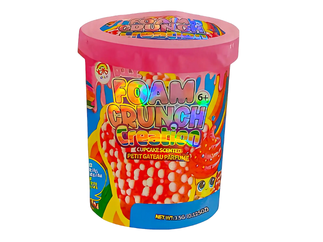 3.5g Shaped Mylar Storage Bag - Foam Crunch Creation (50 Count)