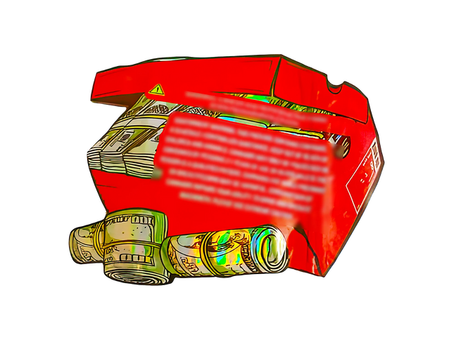 50 Pack 3.5G Shaped Mylar Bags – High Roller Design