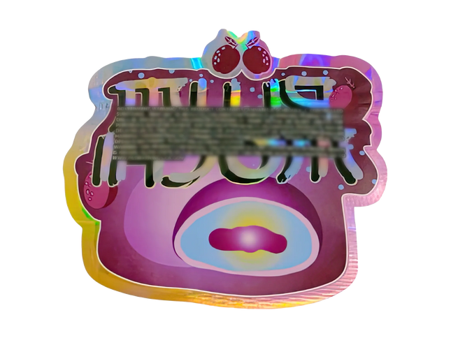 50 Pack 3.5G Shaped Mylar Bags – Plum Moch Design