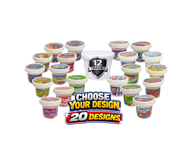 12 Pack 3.5G Pint-Style Storage Containers – 15 Designs