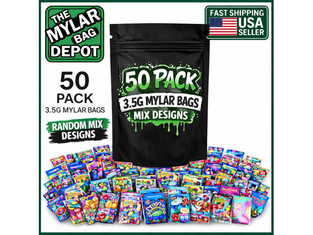 50 Pack Assorted Decorative Storage Organizers – 3.5" x 5"