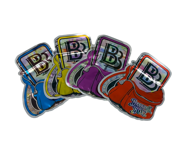 50 Pack 3.5G Mylar Bags Mix Designs – Backpack Design